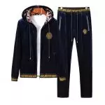 versace hommes long sleeve tracksuits vs6805 purple hoodie